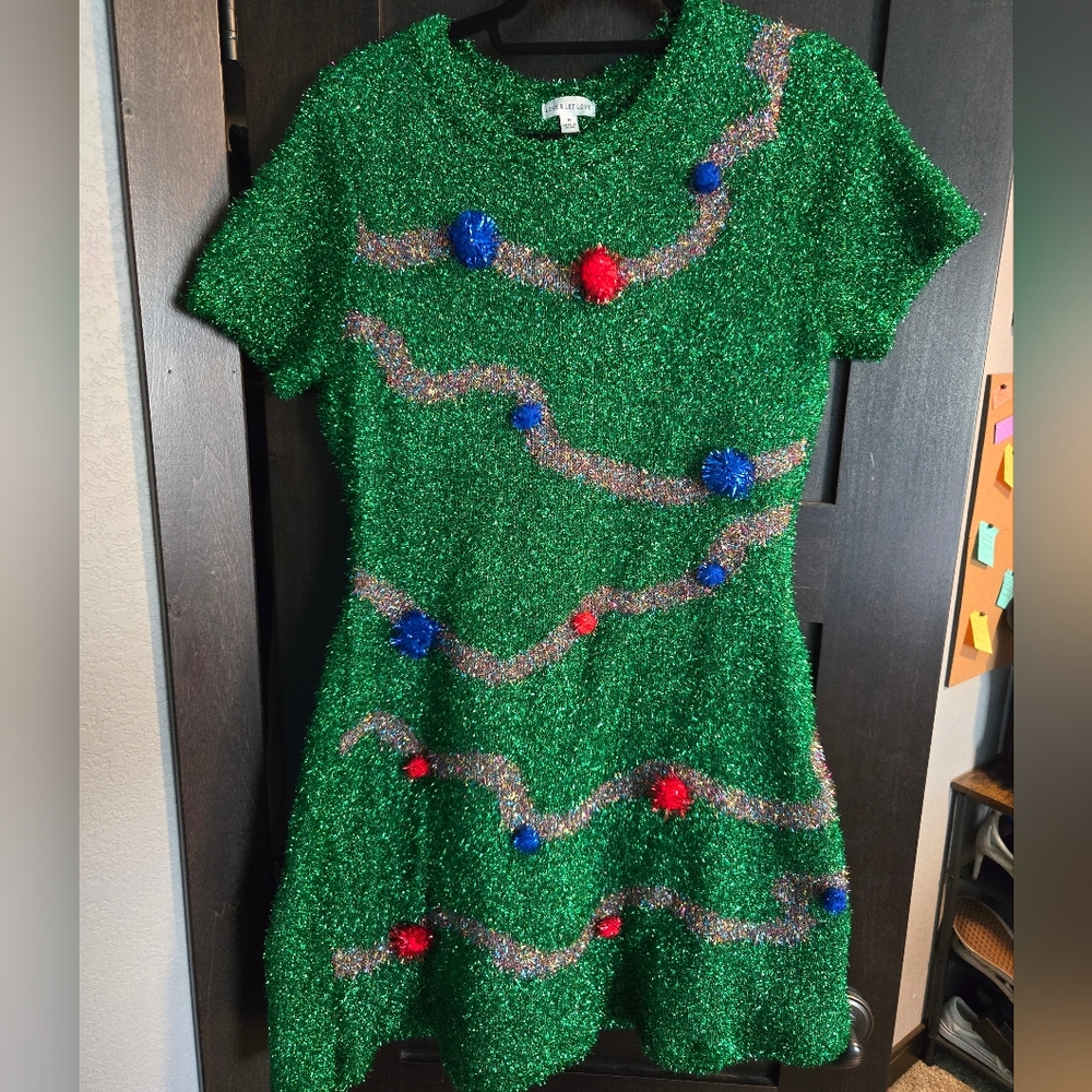 Christmas sweater dress
